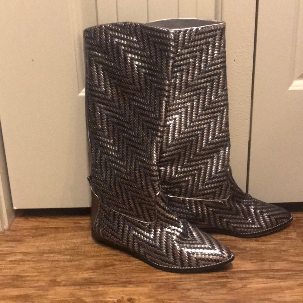 Vintage Glacee woven boots